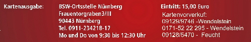 kartenverkauf